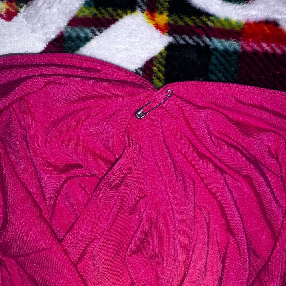 🎀 J.Crew Pink Velvet Tie Wrap Top (Re-Imagined Collection) – XXS 🎀 - Picture 7 of 9